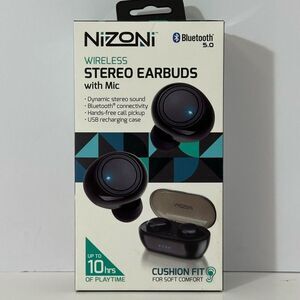 Nizoni Wireless Stereo Earbuds with Mic